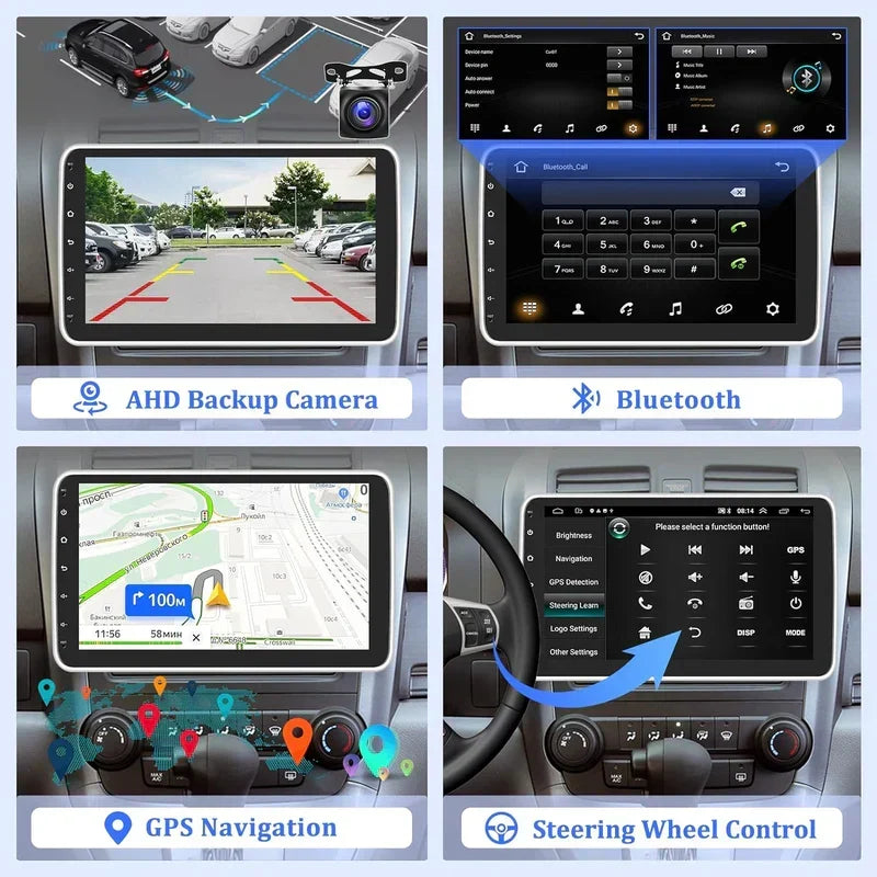 Central Multimídia Universal | Tela Rotativa e Flutuante Carplay Android Wifi (PARA QUALQUER CARRO)