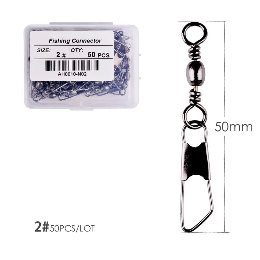 Kit 50 pçs Conector de Anzol Interlock