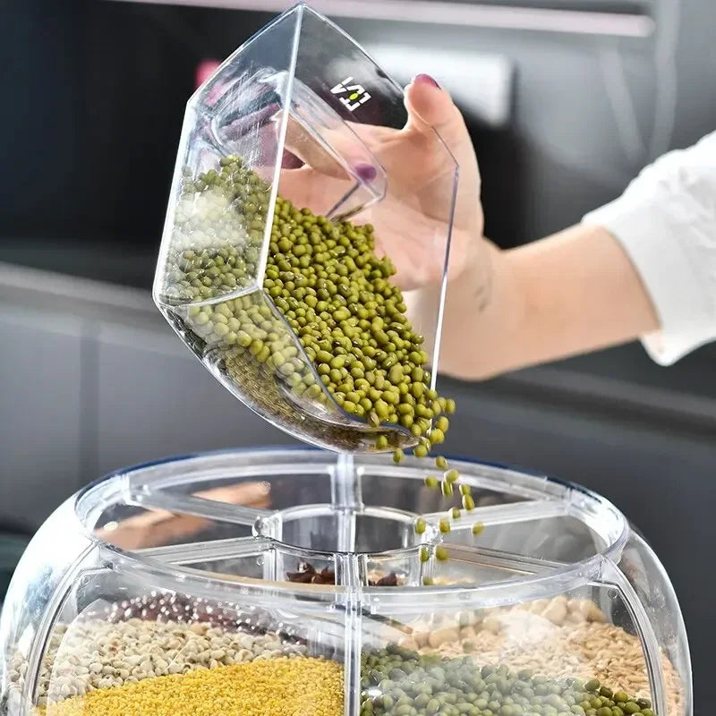 Dispenser Giratório Automático para Alimentos
