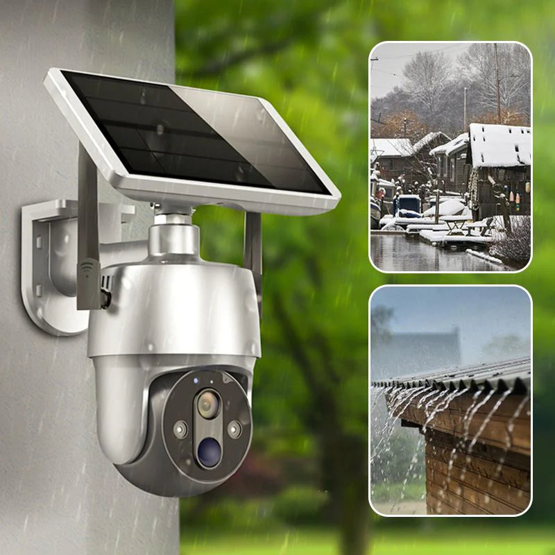 Câmera IntelliCam 360°® – Monitoramento Inteligente com Energia Solar